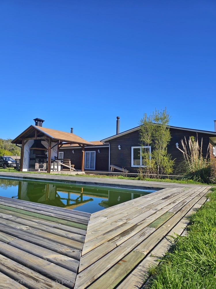 A433 Parcela casa orilla río toltén-piscina-quincho Villarrica